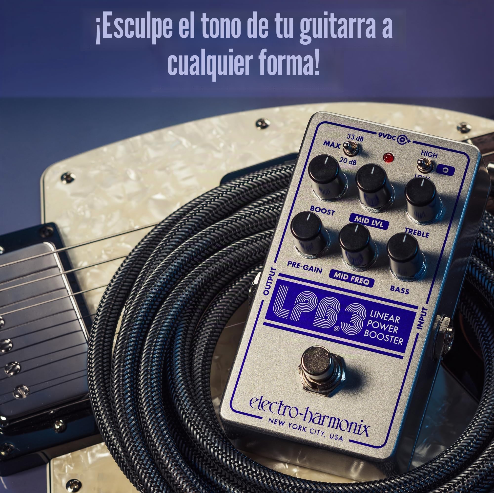 Electro-Harmonix LPB-3 Amplificador de potencia lineal y pedal de ecualización