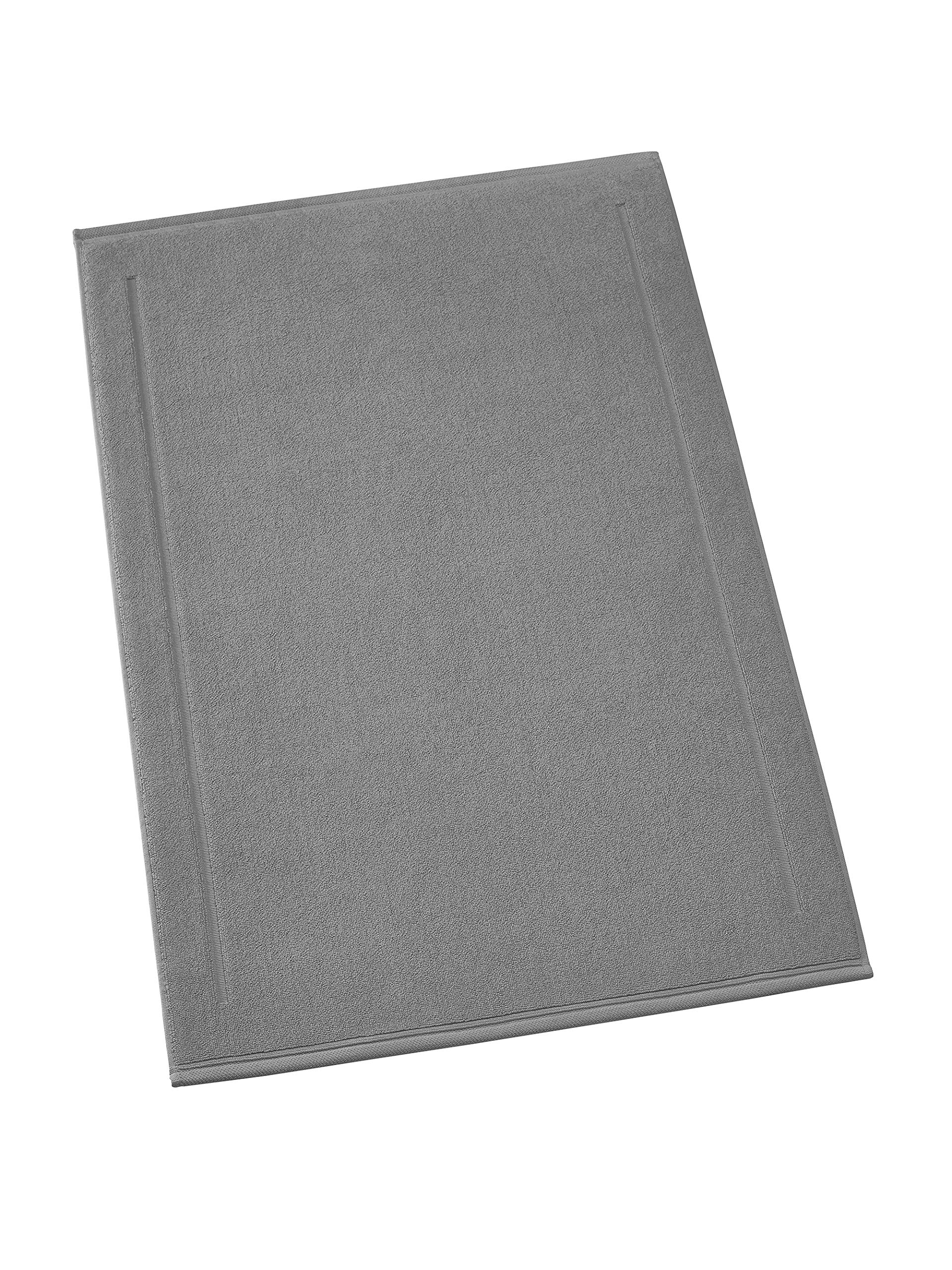 De Witte Lietaer Contessa Luxe Bath Mat Cotton 70 x 120 cm Steel Grey