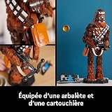 LEGO Star Wars Chewbacca Set, Collectible Wookiee Figure with Bowcaster and Minifigure, Return of the Jedi 40th Anniversary Model Kit for Adults, Father's Day Treat, Gift for Men & Women 75371 - 5