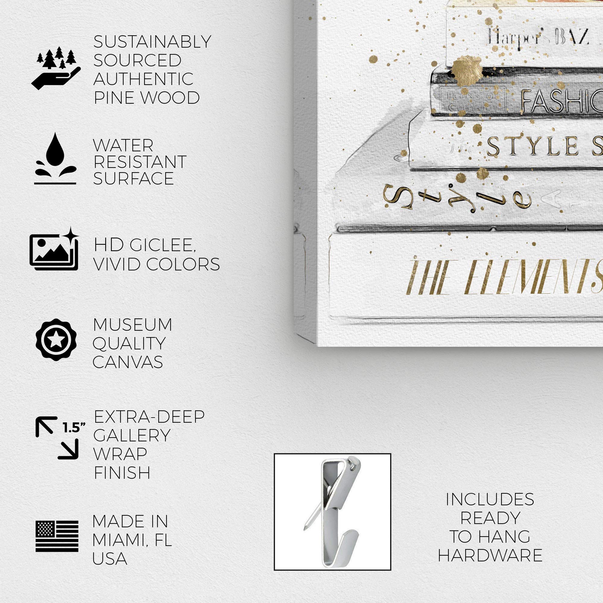 Amazon.com: Oliver Gal Gold Shoe and Red Sole, 40