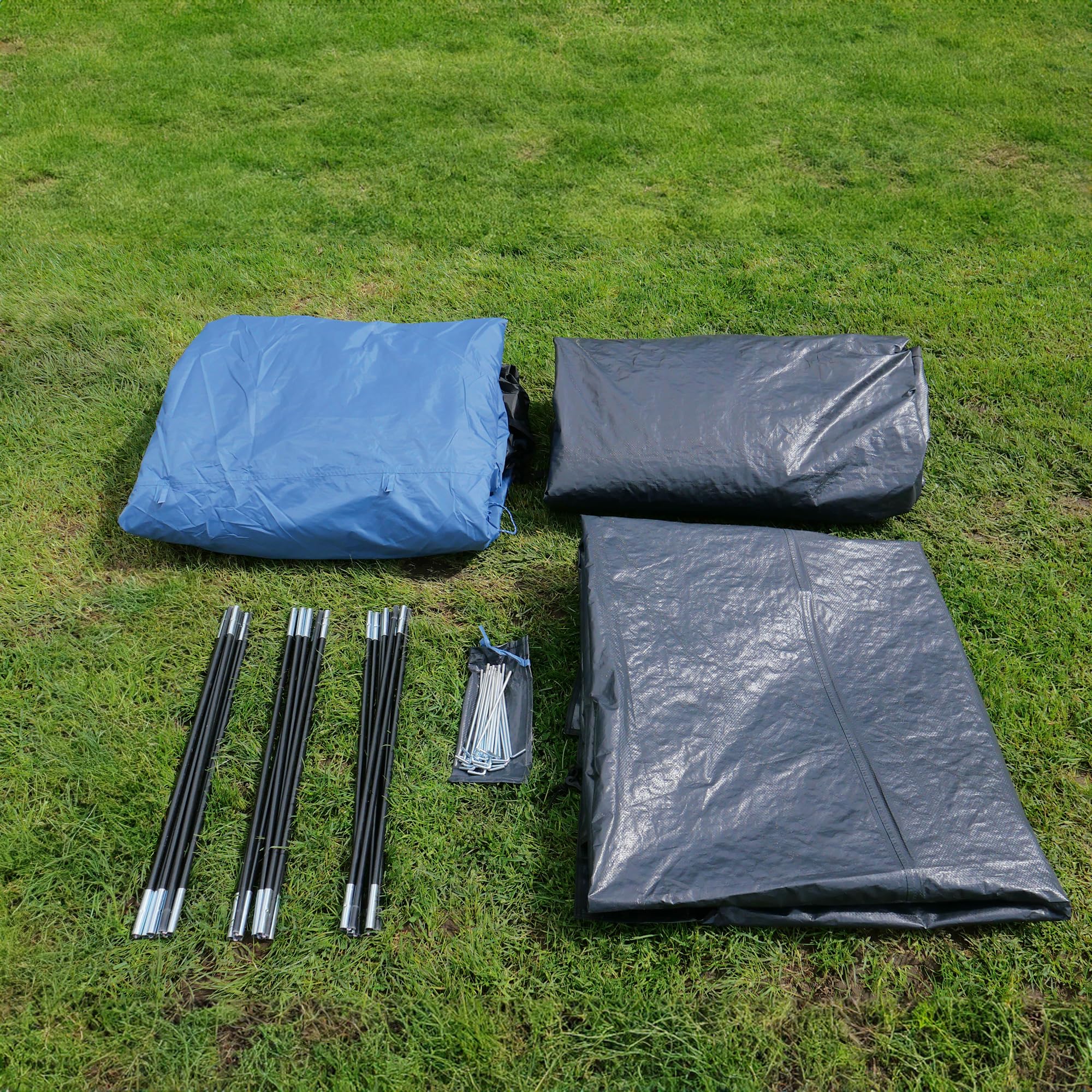 your GEAR Zelt Mistral - Tunnelzelt für 4 oder 6 Personen, Familienzelt mit Stehhöhe, Campingzelt mit UV 50+ Sonnenschutz und 3000 mm Wassersäule