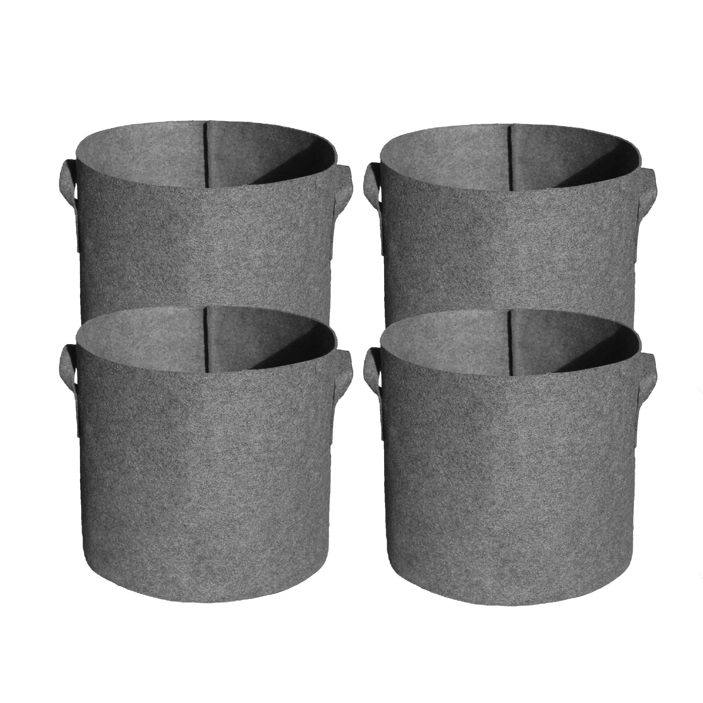 VeggiePot 500 GSM Eco-Friendly Breathable Fabric Grow Bag 10" x 10" — Bundle 0f 4 (Grey) (B08KGM8MMG) Amazon Price History, Amazon Price Tracker