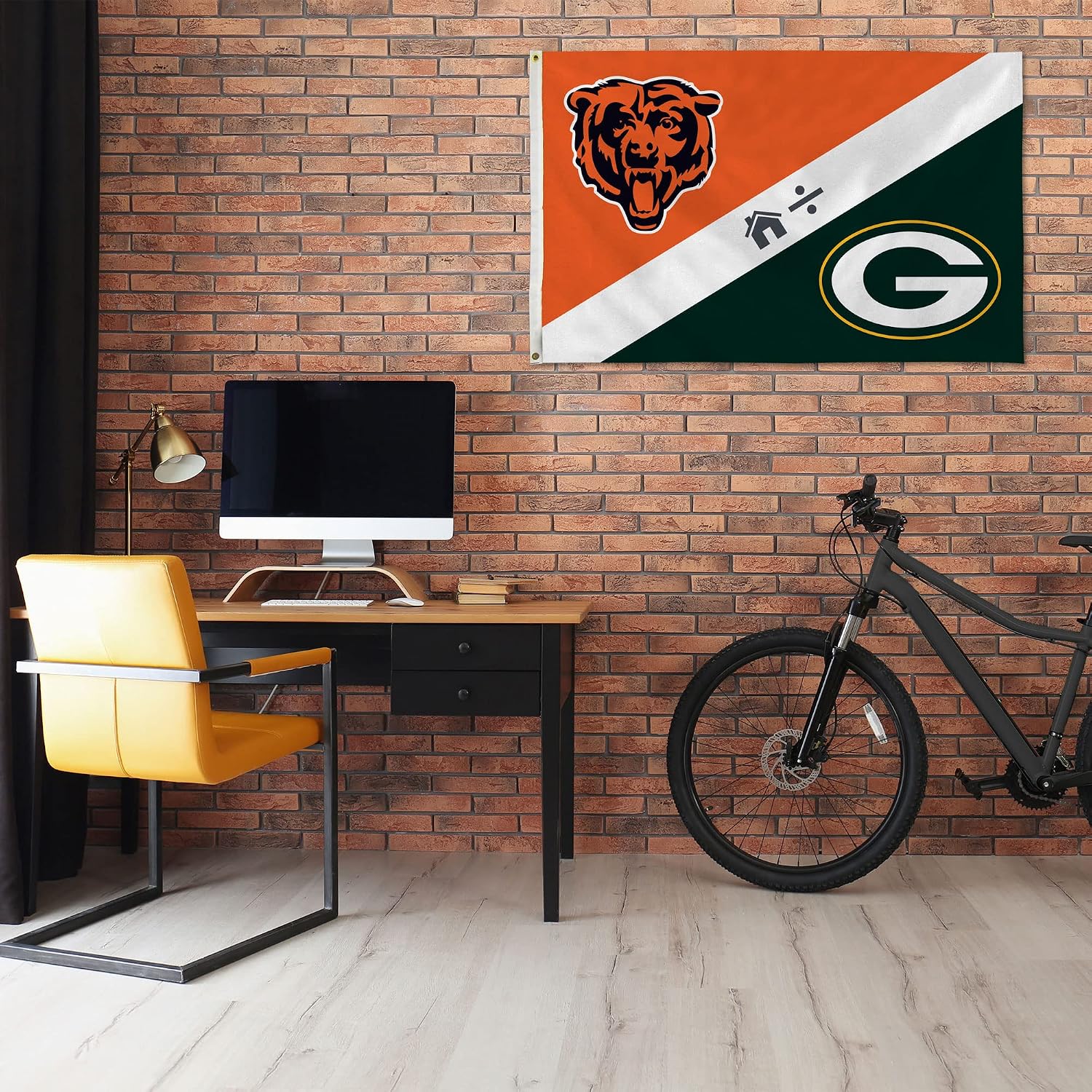 Rico Industries NFL Unisex-Adult 3-Foot by 5-Foot Single Sided Banner Flag with Grommets