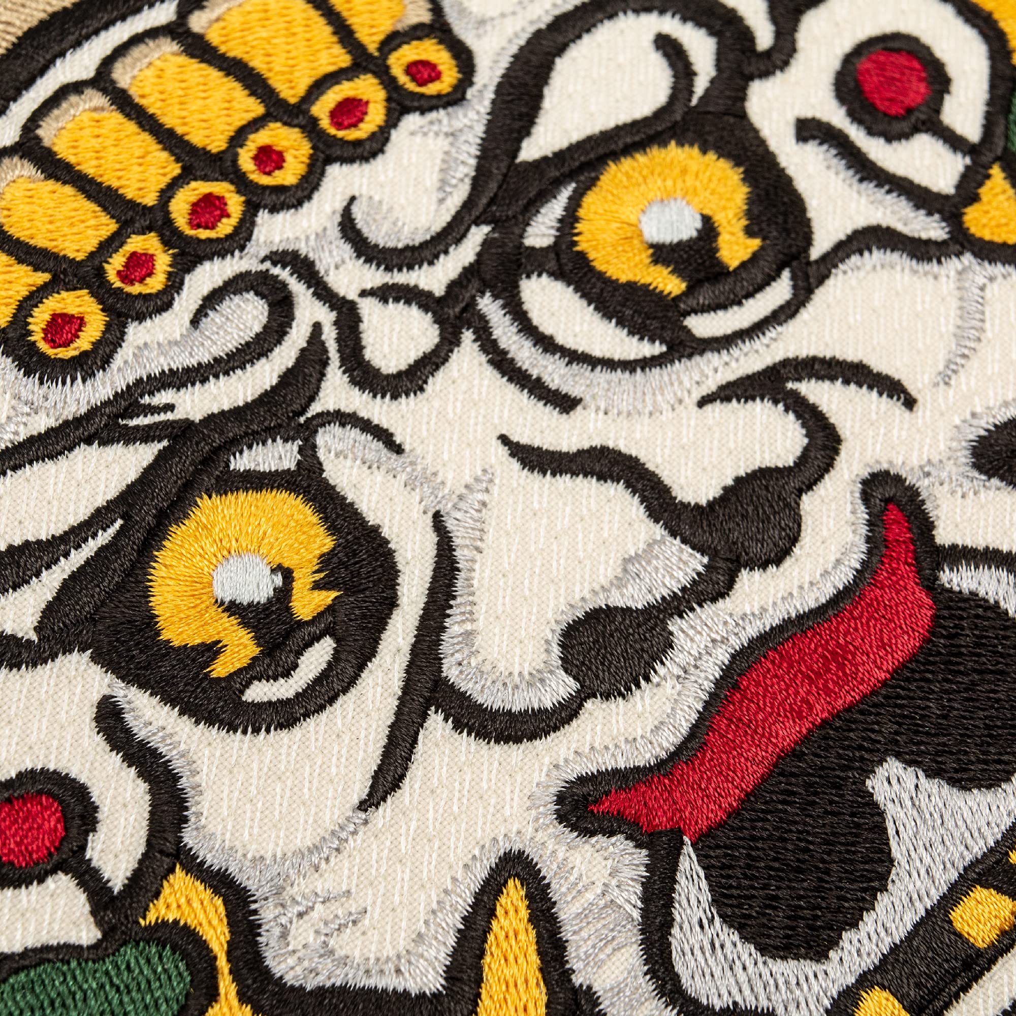 Mayans Southern Cali M.C. Lettres vertes, Biker Gang Motorcycle Club Emblème brodé à l'arrière Patch thermocollant (34,8 x 41,9 cm)