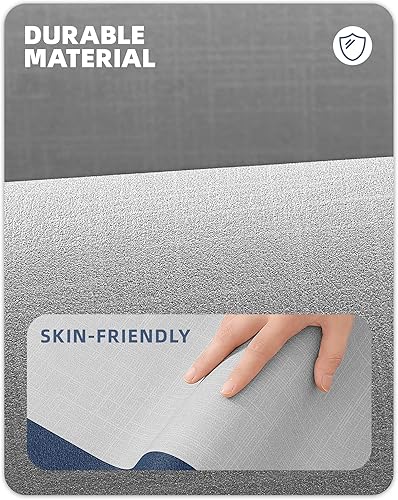 Miniatura 8 de Color G - Juego de 2 alfombras de cocina antideslizantes, absorbentes, resistentes a las manchas, fáciles de limpiar, 17 x 29 + 17 x 59 pulgadas,