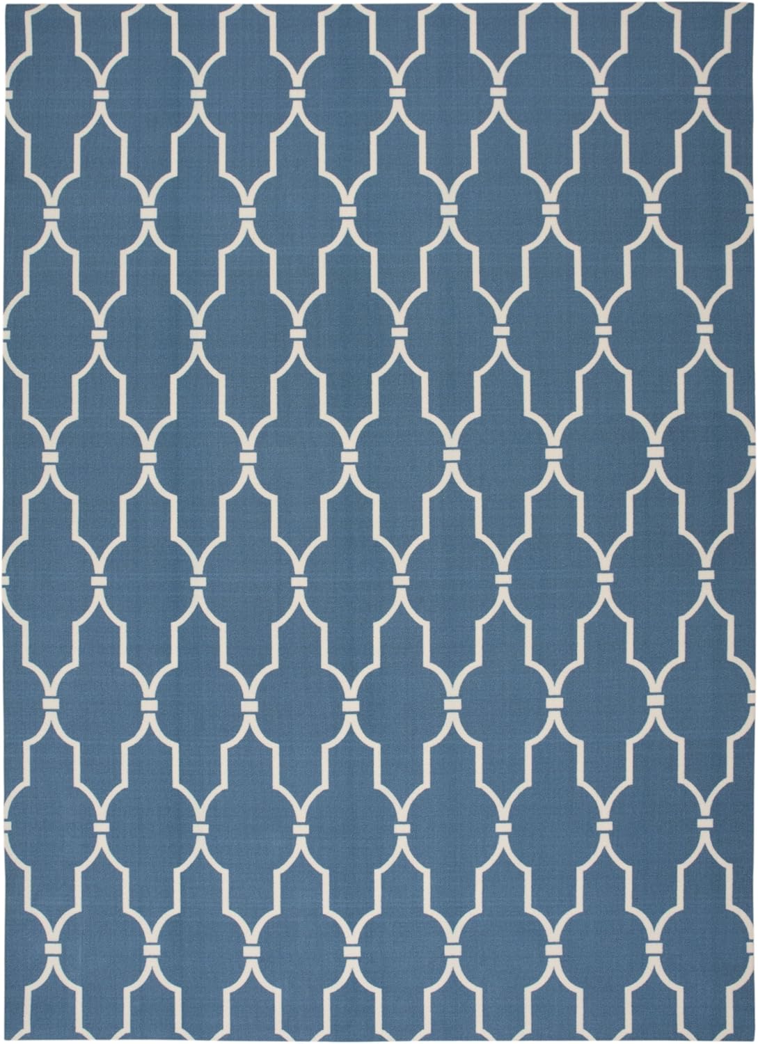 Nourison Home Home & Garden Indoor/Outdoor Navy 7'9" x 10'10" Area -Rug, Easy -Cleaning, Non Shedding, Bed Room, Living Room, Dining Room, Kitchen (8x11)
