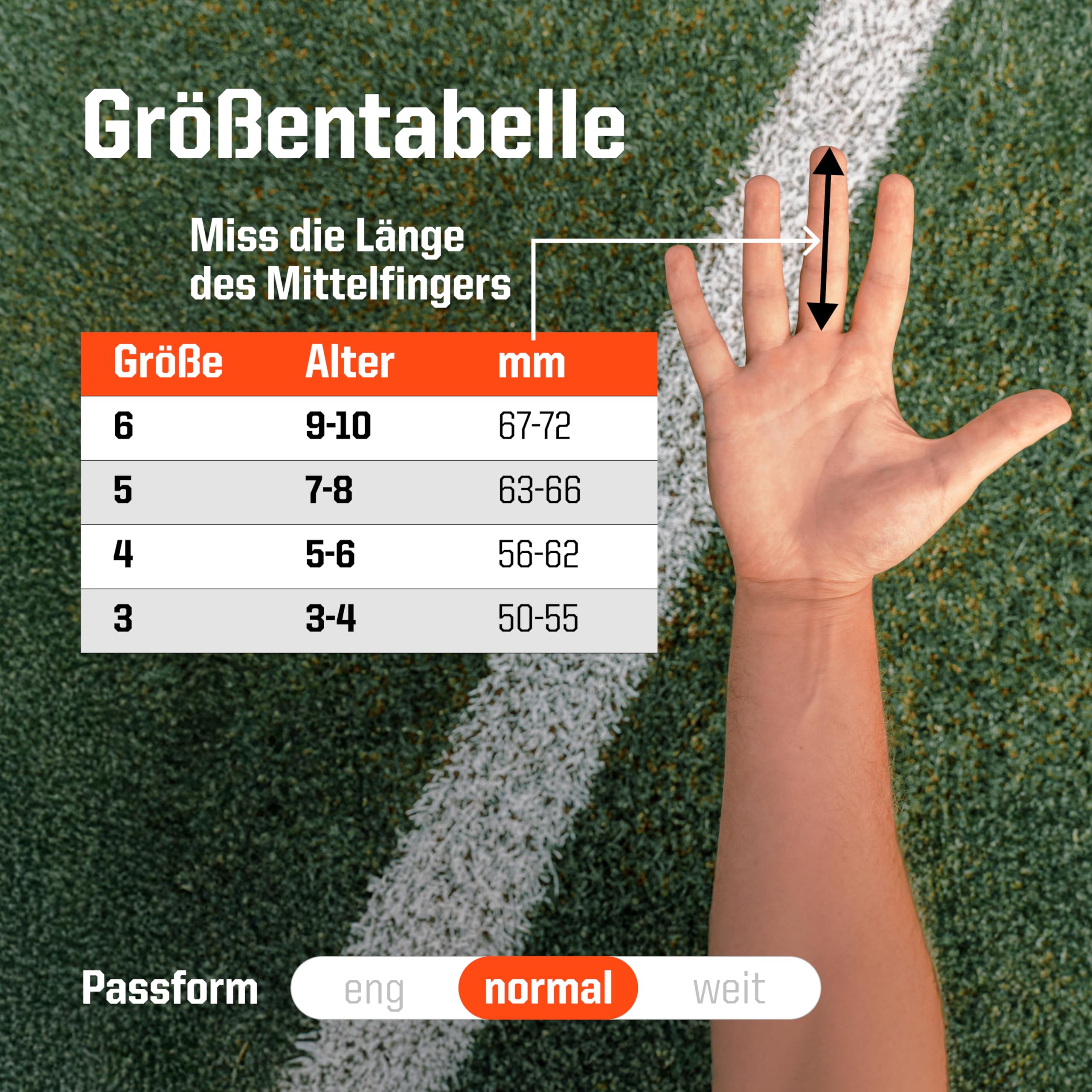 T1TAN Torwarthandschuhe Kinder Classic Junior, Größe 3-6, Tormannhandschuhe Jungen, Torhüterhandschuhe Mädchen, Fußball Torwart Handschuhe 3-10 Jahre, Kinder Torwarthandschuhe, Atmungsaktiv