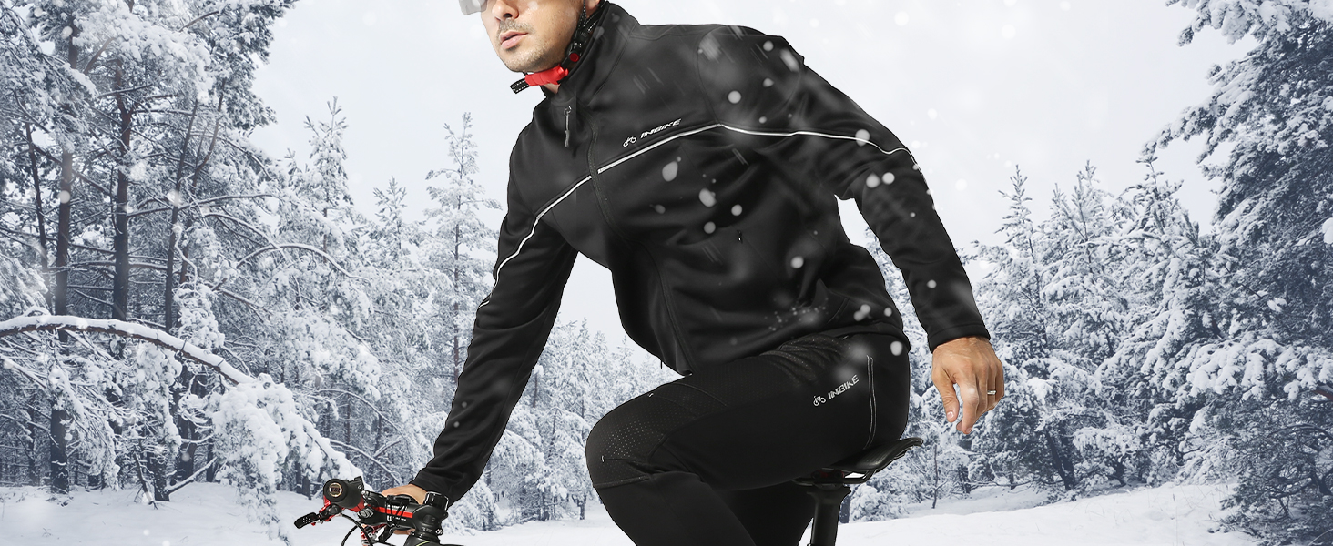 Amazon.com : INBIKE Men's Windproof Cycling Bike Jacket Winter
