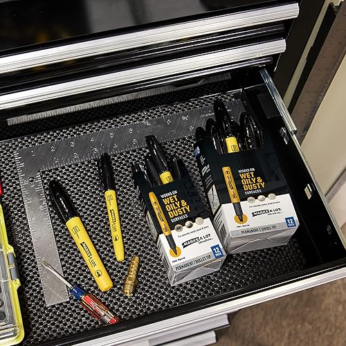 Miniatura 6 de AVERY Marks A Lot UltraDuty - Marcadores permanentes con punta de cincel, tinta resistente al agua, para lugares de trabajo y entornos difíciles, 12