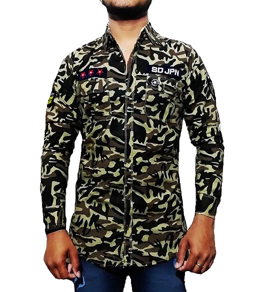 Buy Fatafat lelo Cream Army Military 