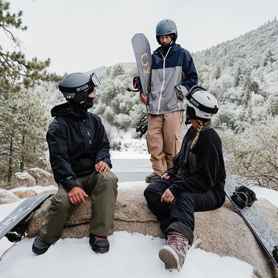 80SIX Snow Helmet – Lightweight Comfortable Adjustable Ski and Snowboard Helmet with Ventilation, Removable Ear Pads and Warm Liner, In-Mould PC Shell for Men, Women and Youth