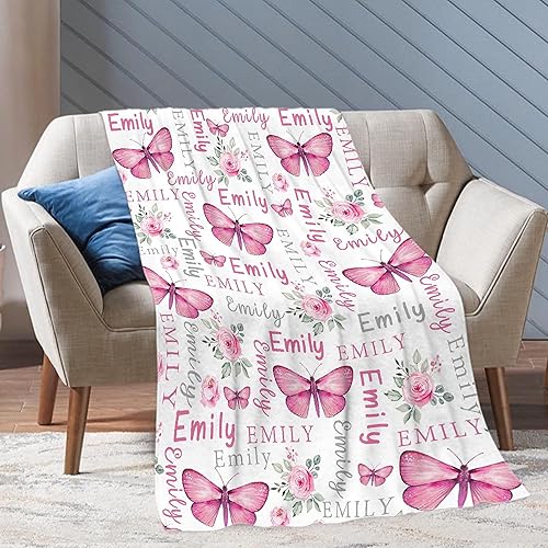 Miniatura 68 de Custom Name Blanket Throw Personalized Blanket for Kid with Names Customized Blanket with Name for Baby,Custom Blanket,Gift for Birthday Letter