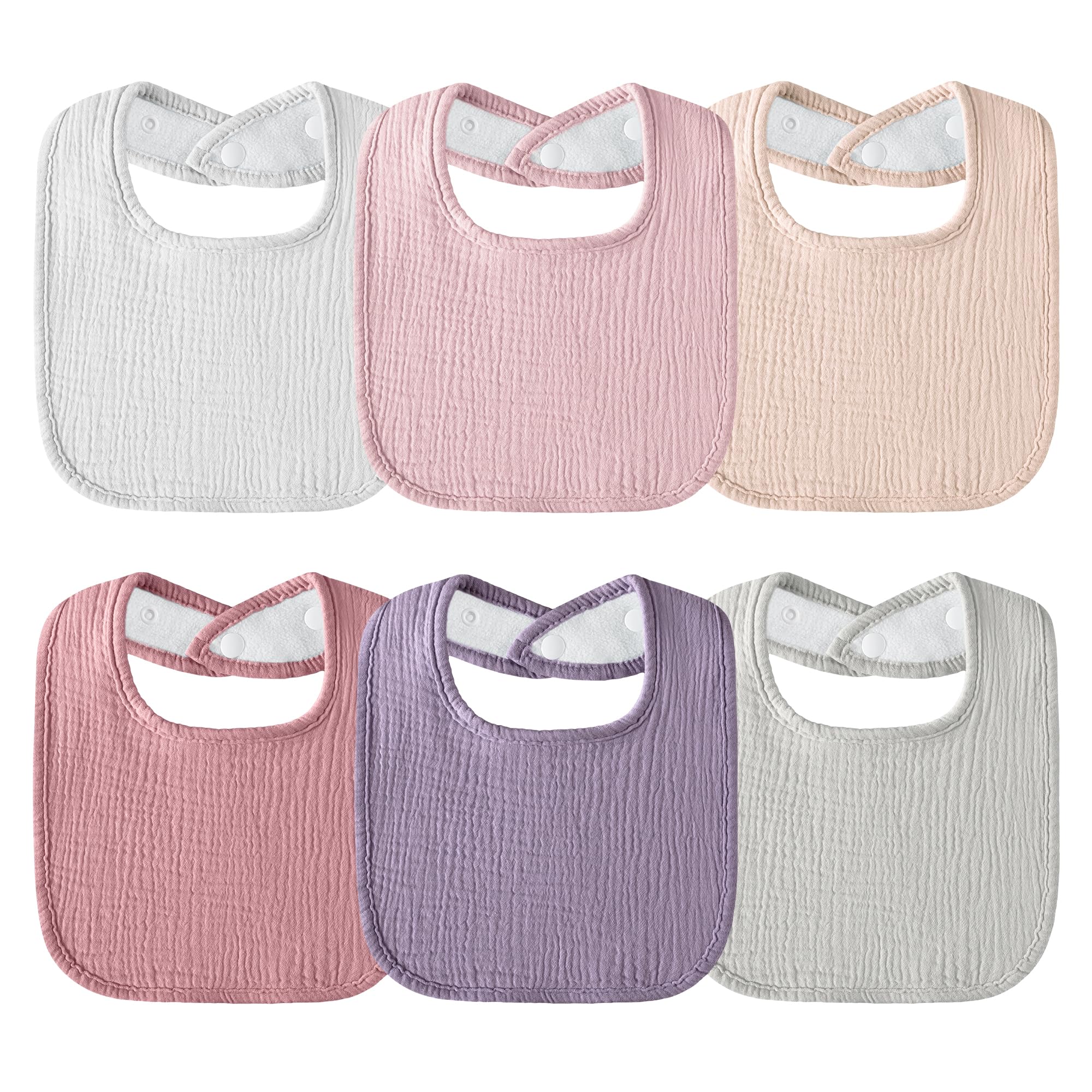 Kewlife gift Lätzchen Baby Musselin Viereckige Baby Halstuch Verstellbare für Junge und Mädchen