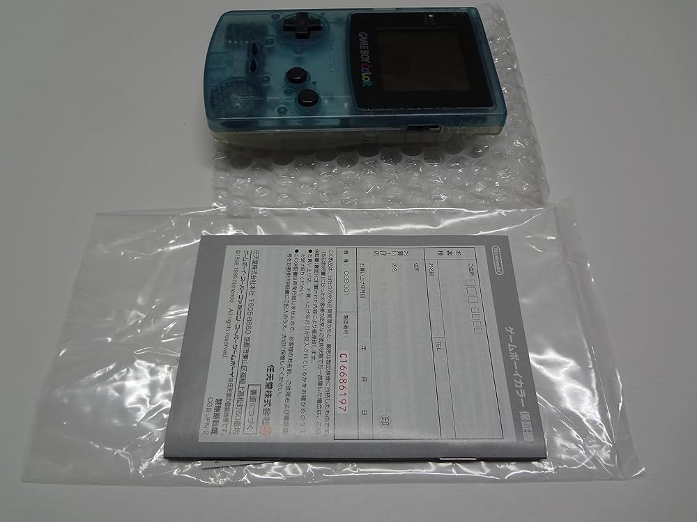 ゲームボーイ - 【画面傷なし】限定品 ゲームボーイカラー アクアブルー&amp;ミルキーホワイト ゲームボーイ - 【画面傷なし】限定品 ゲームボーイカラー