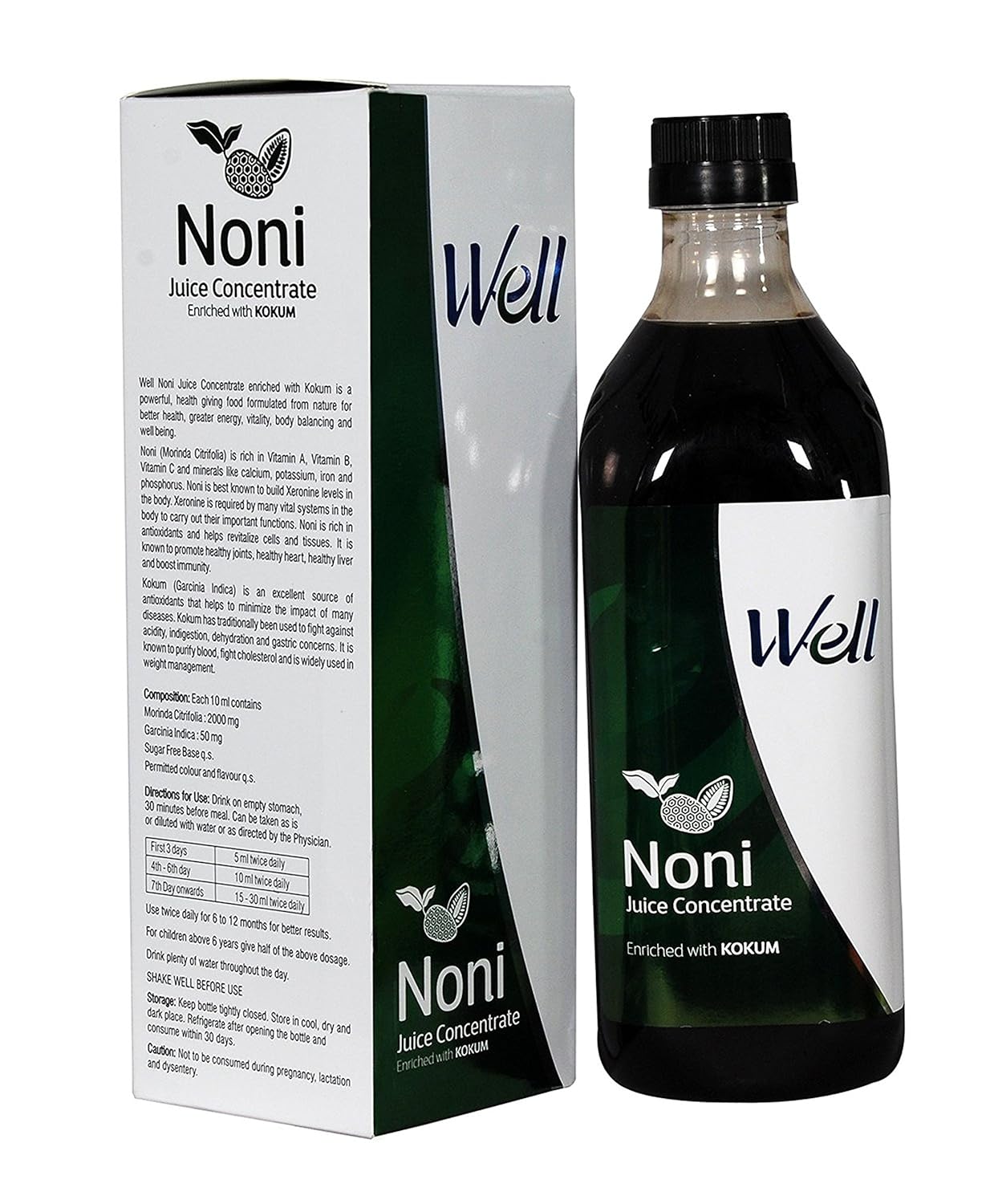 Buy Modicare Well Noni Juice with Enriched Kokum Fruit 1L (Sugar Free