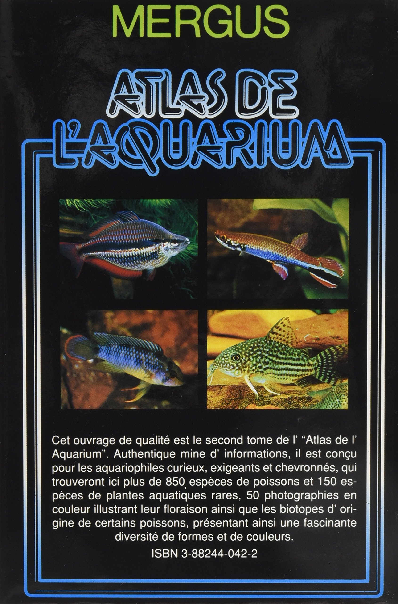 Tyrol Livre Mergus Atlas Eau Douce N2 Ouvrage pour Aquariophilie 1 Unité