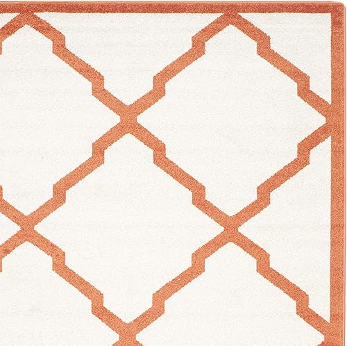 Vista 160 de Safavieh Amherst Collection amt421b Gris Claro y Beige Interior/exterior Area Rug, Polipropileno