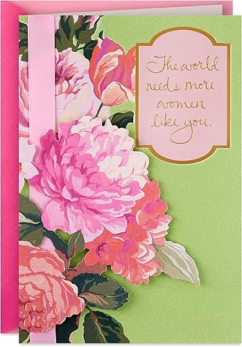 Vista 12 de Hallmark Tarjeta de cumpleaños Signature para ella (bandera atrevida y elegante)