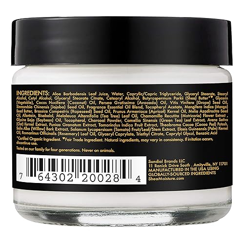 Miniatura 2 de SheaMoisture Hidratante equilibrante para piel seca jabón negro africano con manteca de karité 2 onzas