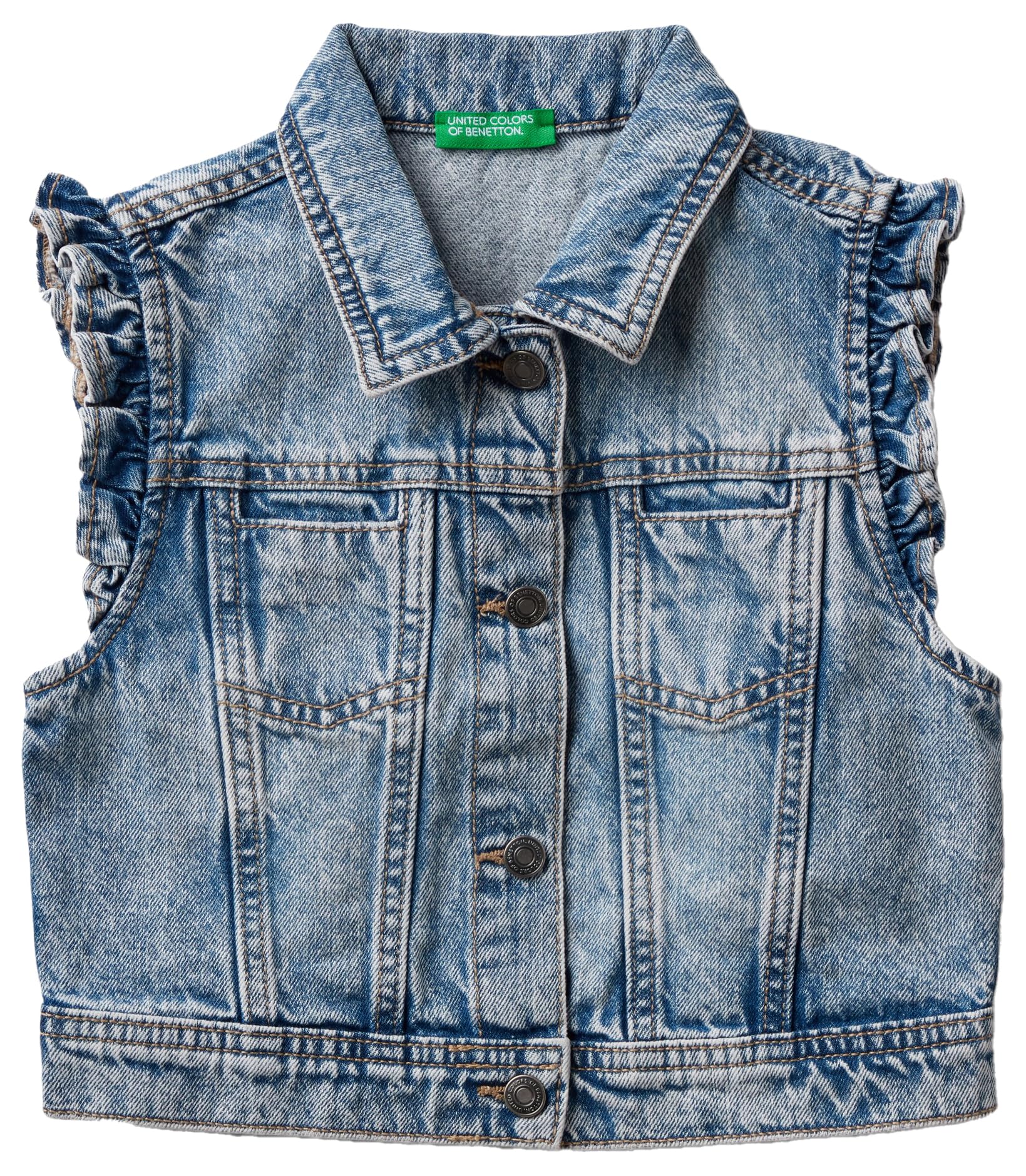 Jacket 100 Grammi Benetton Bambina Piumino Leggero Benetton