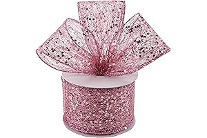 Mayreel Pink Ribbon Tree Topper