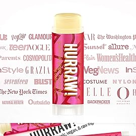 Hurraw! Grapefruit, Ginger, Eucalyptus (Kapha) Lip Balm: Organic, Certified Vegan, Cruelty and Gluten Free. Non-GMO, 100% Natural Ingredients. Bee, Shea, Soy and Palm Free. Made in USA