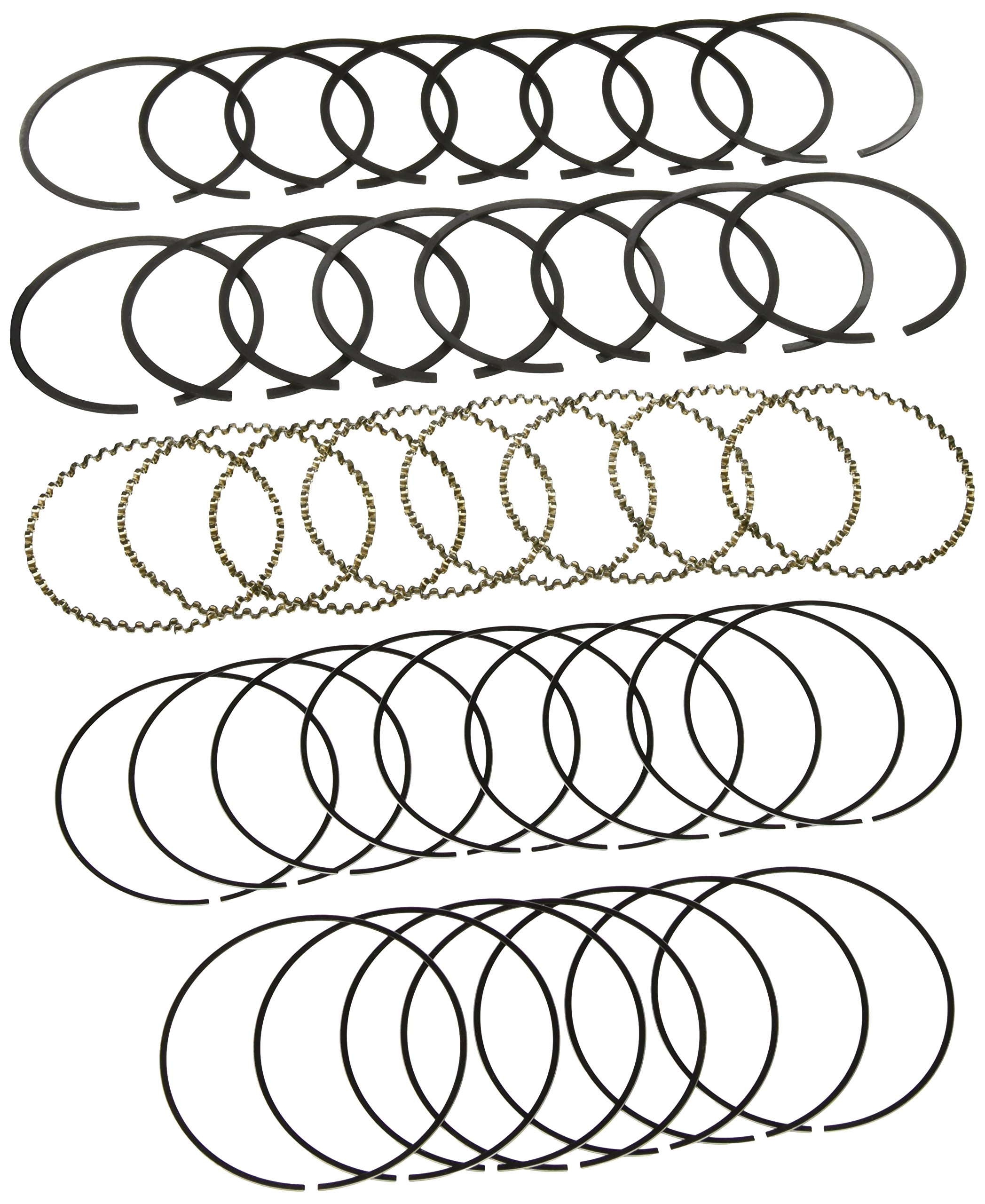 Hastings 5615 8-Cylinder Piston Ring Set