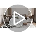 Shilucheng 100% Egyptian Cotton Sheets Set - 1000 Thread Count,Luxury Cotton Bed Sheets,Breathable & Cooling Bedding and Pillow Cases, 16 Inch Deep Pocket - 4 Piece (Black, Full)