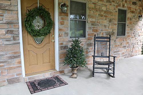 Miniatura 19 de Fraser Hill Farm Árbol de porche de 3 pies con luces LED multicolor Luces LED multicolor,Luces LED de color blanco cálido