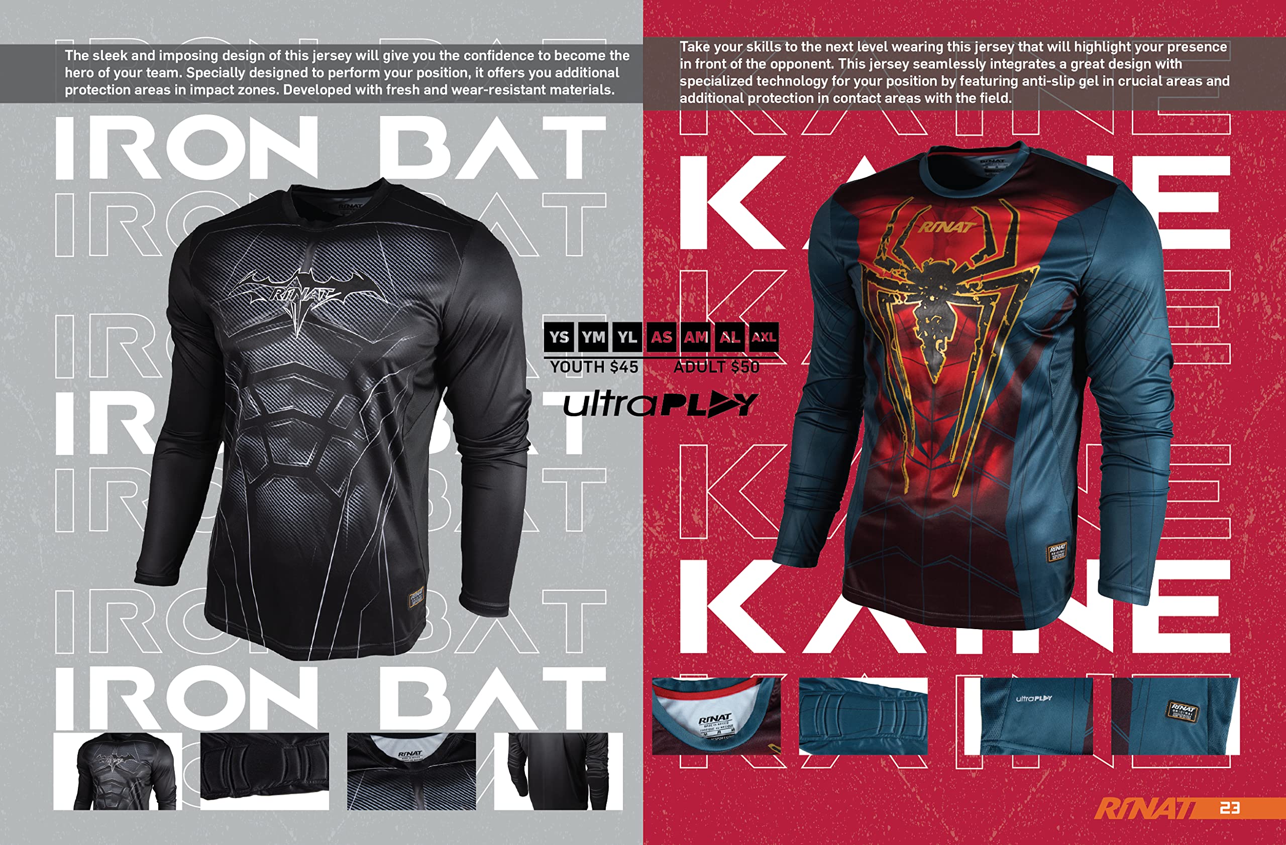 Rinat Jersey de Portero Iron Bat, Unisex Adulto