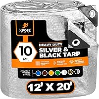 Vista 75 de Xpose Safety - Lona de poliéster resistente, 0.394 pulgadas de grosor, resistente al agua, con protección contra rayos UV, reversible