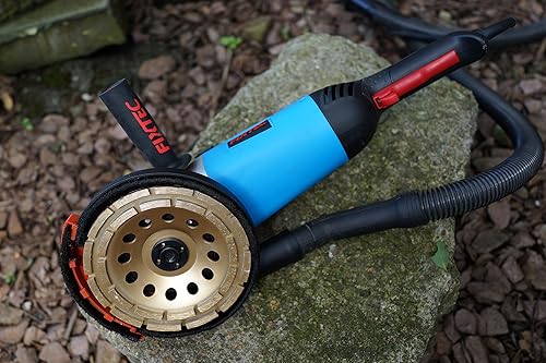 Miniatura 4 de HERZO Cubierta de polvo de molienda de superficie universal para tarea de molienda de amoladora angular de 7 pulgadas