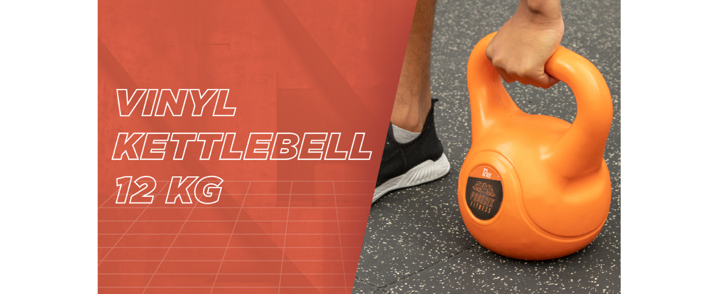 Phoenix Fitness RY1420 Vinyl Kettlebell - Zwaar gewicht Kettle Bell voor Home Gym Workout Apparatuur Kracht Fitness Pilates Gewichtstraining - Roze, 2kg Phoenix Fitness RY1420 Vinyl Kettlebell - Zwaar gewicht Kettle Bell voor Home Gym Workout Apparatuur Kracht Fitness Pilates Gewichtstraining - Roze, 2kg