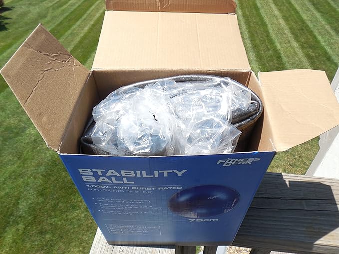 My Fitness Gear Fitness Ball Stability Ball Strength Core Exercise Ball Desk Chair for Home