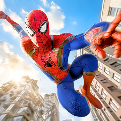 Flying Amazing Spider Rope Hero Man - Mutant Ape Game