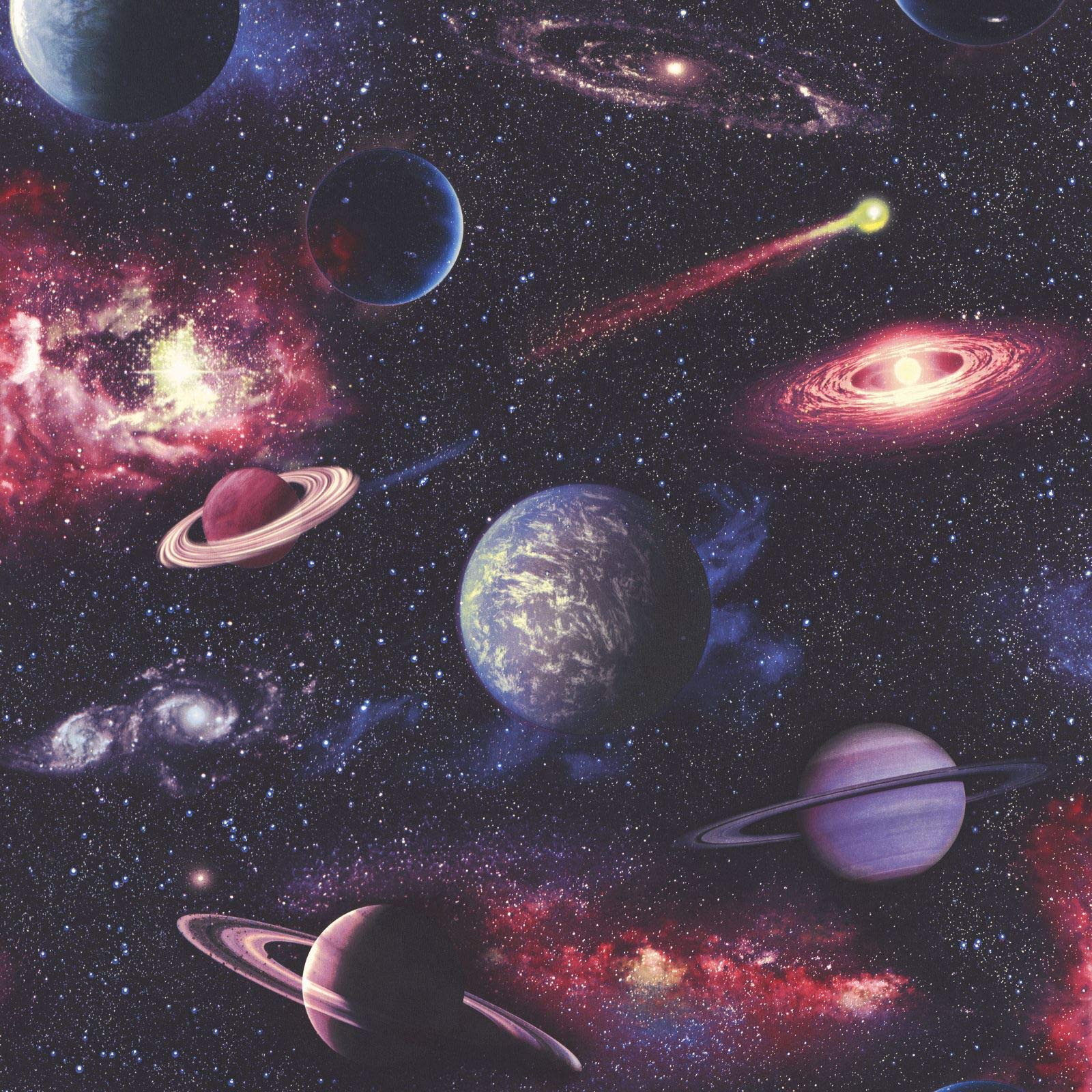 Rasch Planets Multicoloured Wallpaper 815429 from B&Q