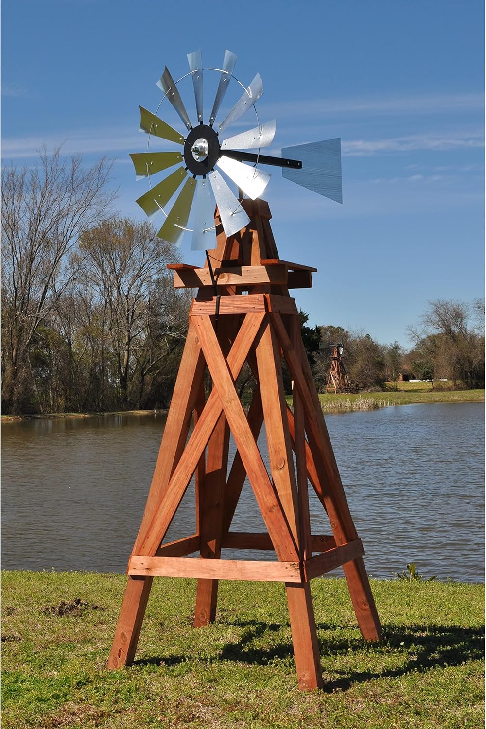 Scott Windmills 38-inch Windmill Head w/Plain Tail & Instructions to Build an 11-Foot Tall Windmill