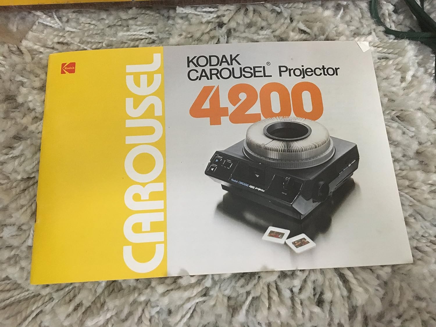 Cover of the Kodak Carousel 4200 Projector instruction manual