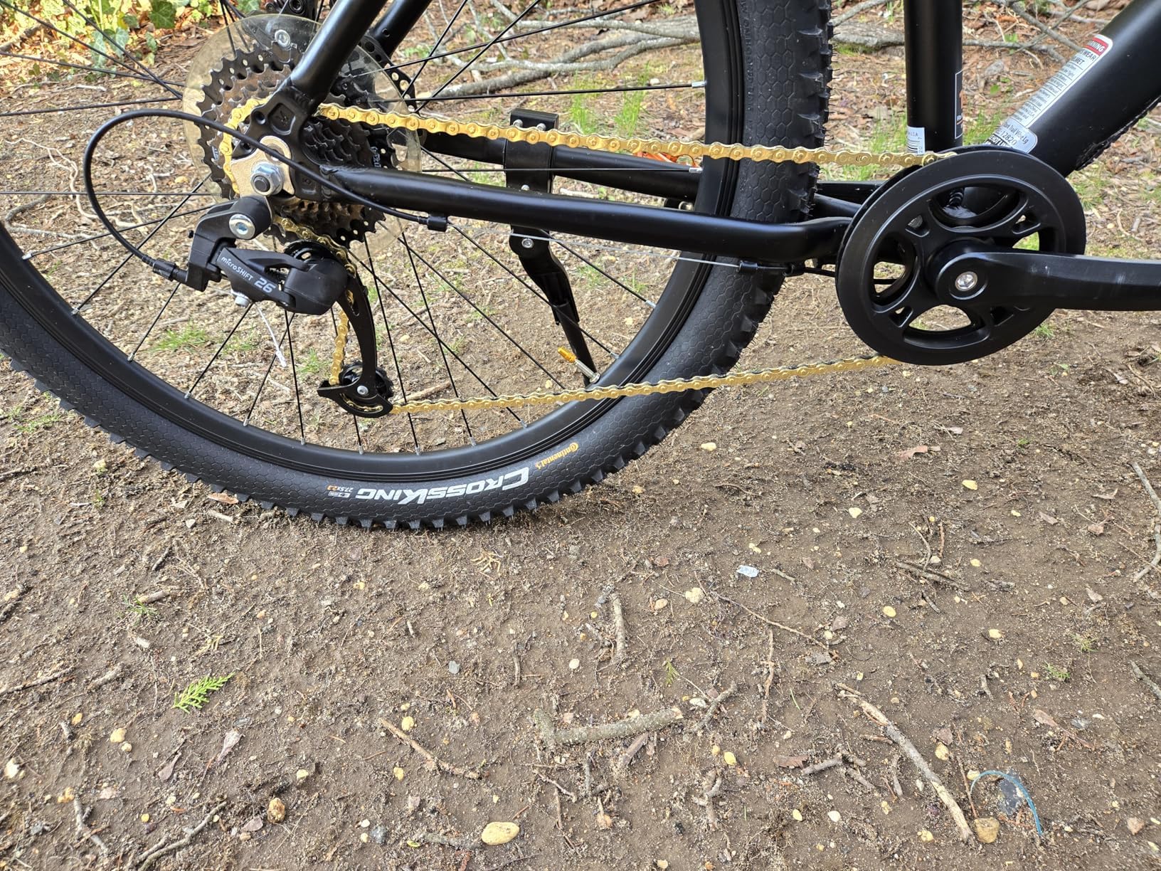 Taicle Gold - Catena per bici a 9 velocità, parti di ricambio per bici da strada, mountain bike, mountain bike, mountain bike, BMX (oro 9 velocità)