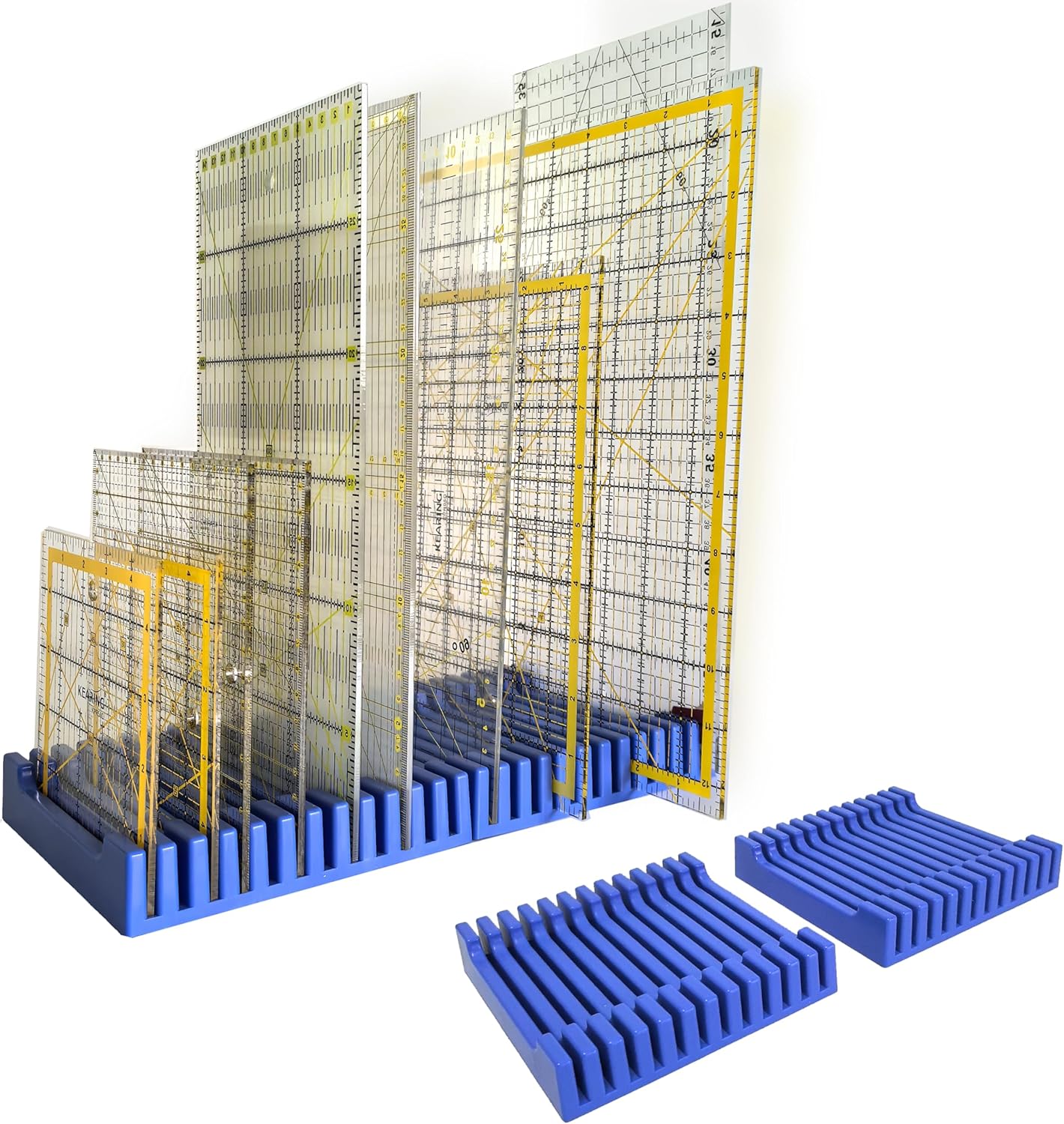 Amazon.com: Storage Rack for Quilting Rulers, 12 Slot Ruler Holder ...