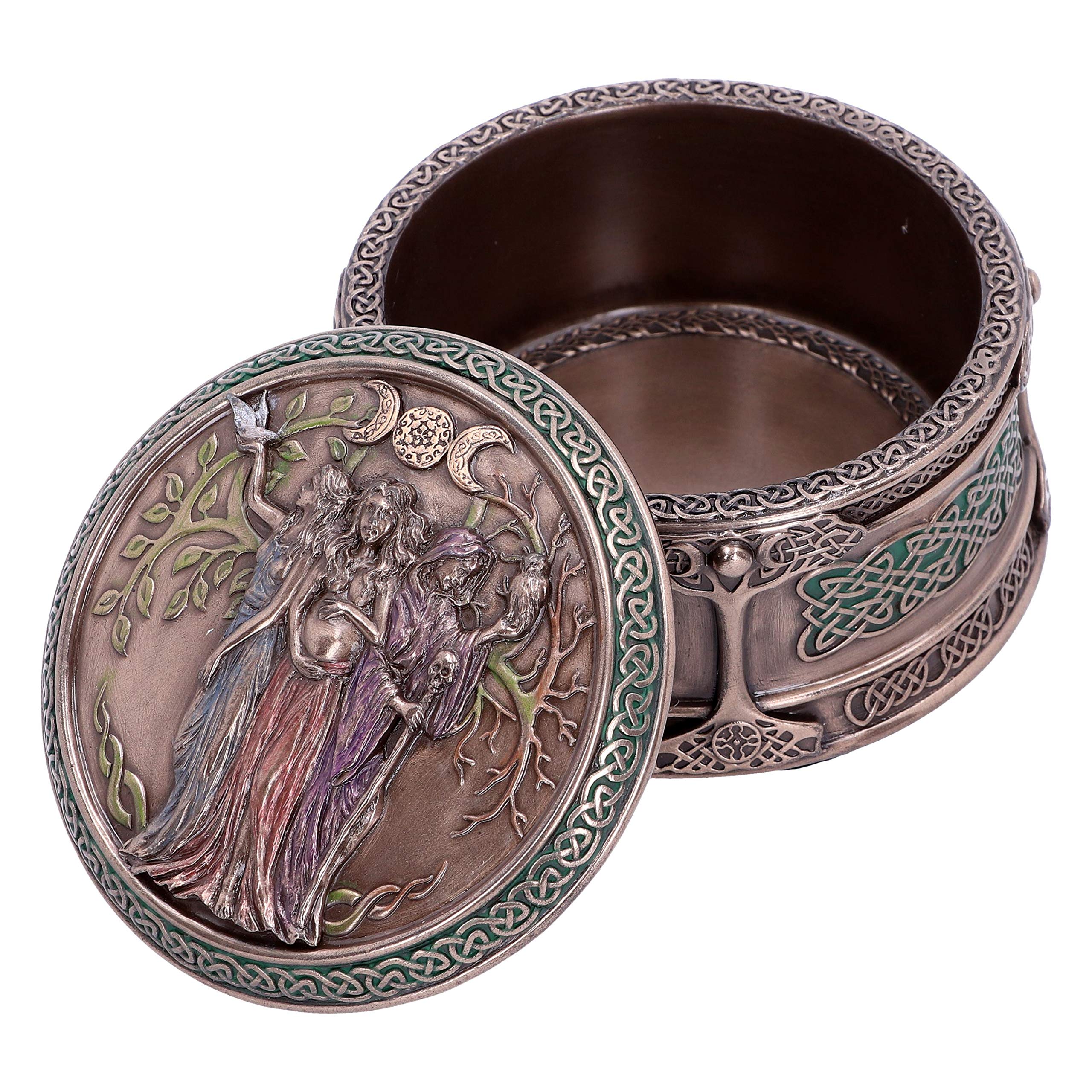 Nemesis Now H4743P9 Maiden Mother Crone Box 9,5 cm, hars, brons, één maat