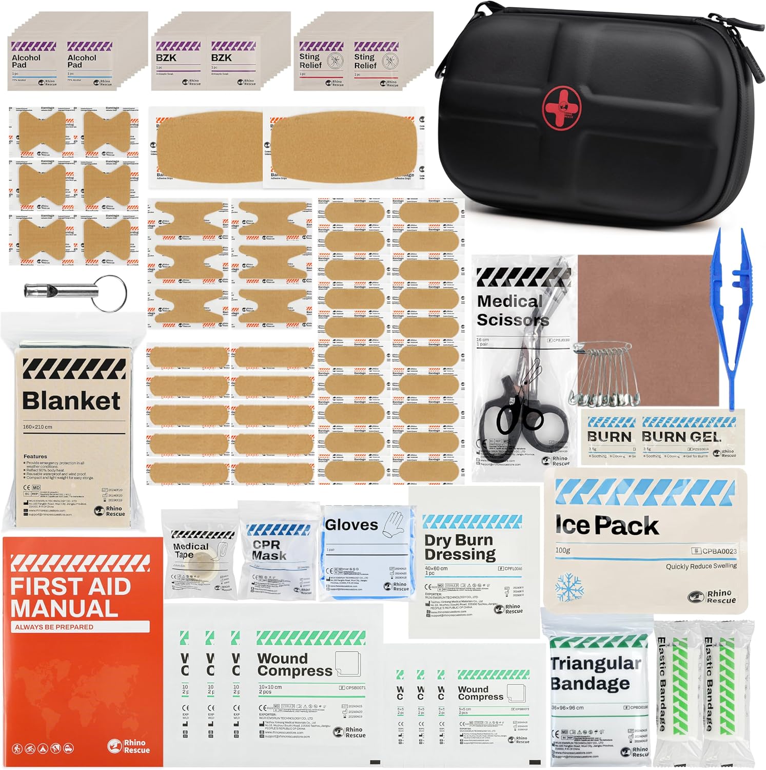 RHINO RESCUE Mini Kit di Pronto Soccorso, Piccolo Elemento d... 4 91mfV7ApVdL. AC SL1500