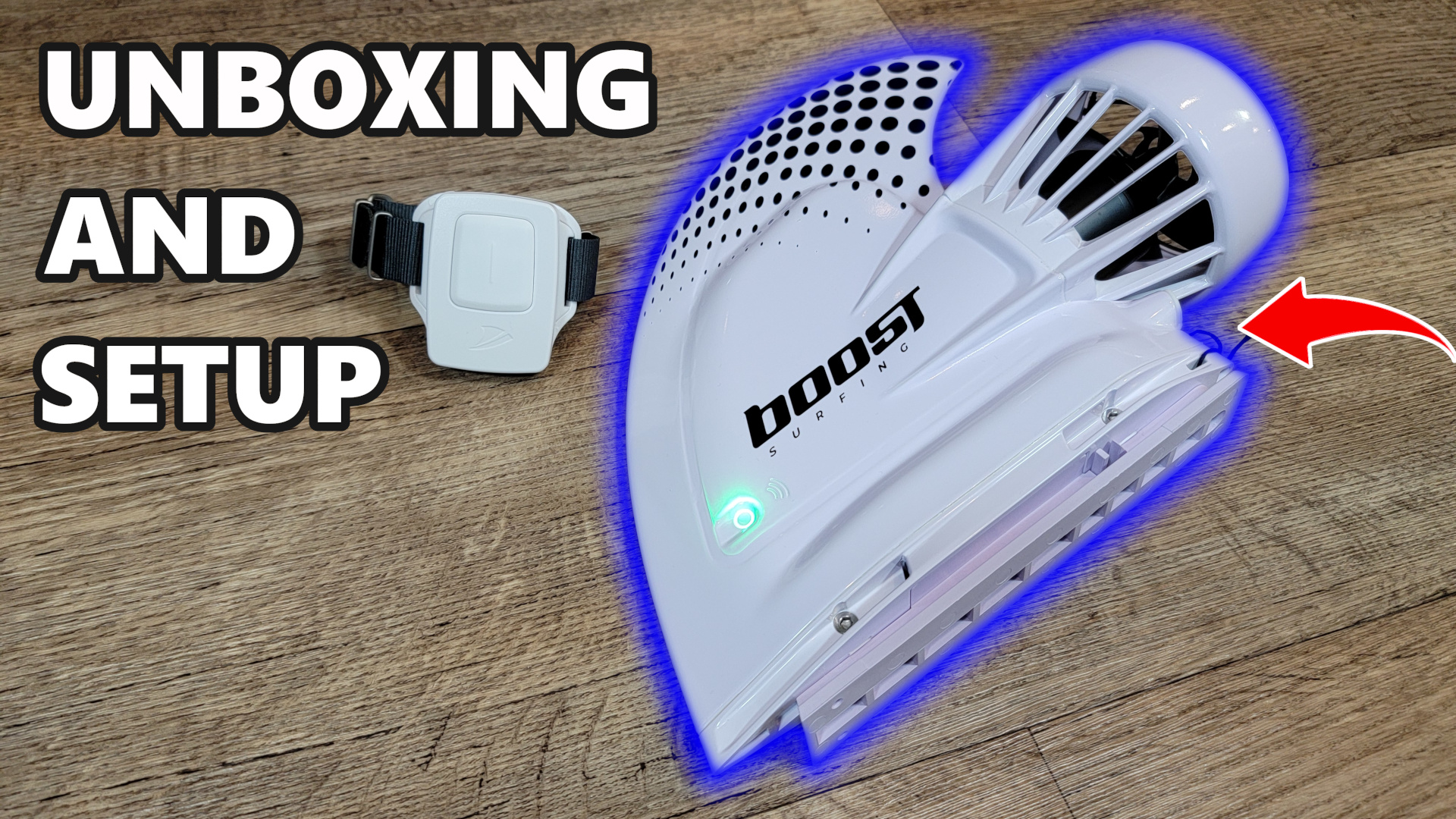 Watch Setup And Unboxing Of Boost Surfing Fin on Amazon Live