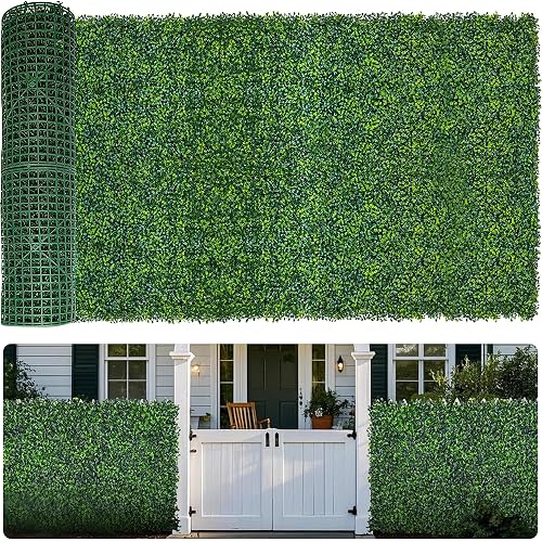 Artificial Boxwood Roll 40x120 in(34 sqft) UV-Anti Ivy Grass Wall