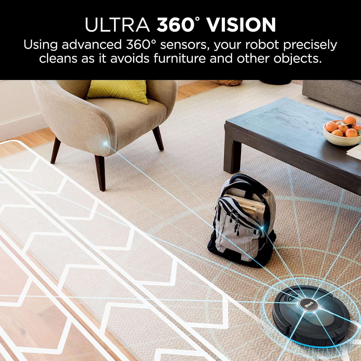 Shark AV2501AE AI Robot Vacuum with XL HEPA Self-Empty Base, Bagless, 60-Day Capacity, LIDAR Navigation, Perfect for Pet Hair, Compatible with Alexa, Wi-Fi Connected, Carpet & Hard Floor, Black -