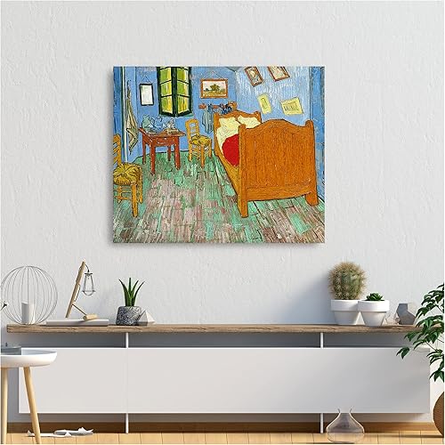 Miniatura 992 de A&T ARTWORK The Starry Night de Vincent Van Gogh. Tamaño del marco: 36 x 30 pulgadas, tamaño de la imagen: 30 x 24 pulgadas, reproducciones clásicas