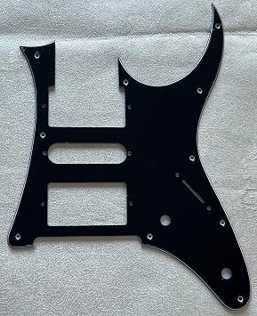 Pick Guard For Ibanez RG 350 EX Style Guitar Pickguard Scratch Plate 3-Ply Black