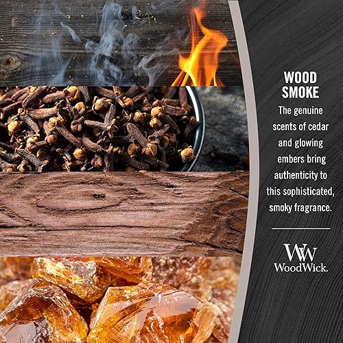 Vista 85 de WoodWick - Vela mediana de reloj de arena, aroma Fireside, cera de mezcla de soja prémium, se agrieta mientras se quema, perfecta para regalo, 9.7