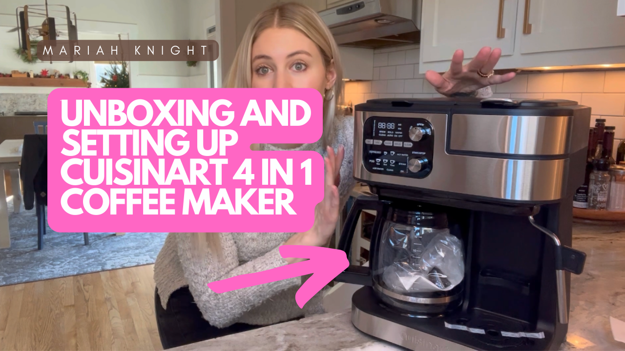 Step by step setup of Cuisinart 4 in 1 coffee maker! - Amazon.com
