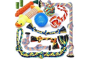 Zeaxuie - Luxury Tough Dog Toys Pack for Small, Medium, and Large Breeds